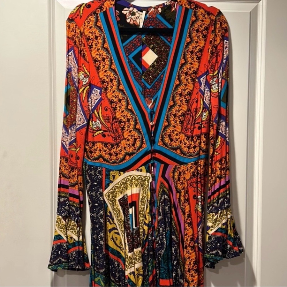 🐦‍🔥FREE PEOPLE🐦‍🔥PHOENIX HI LOW DRESS/DUSTER - Picture 6 of 11